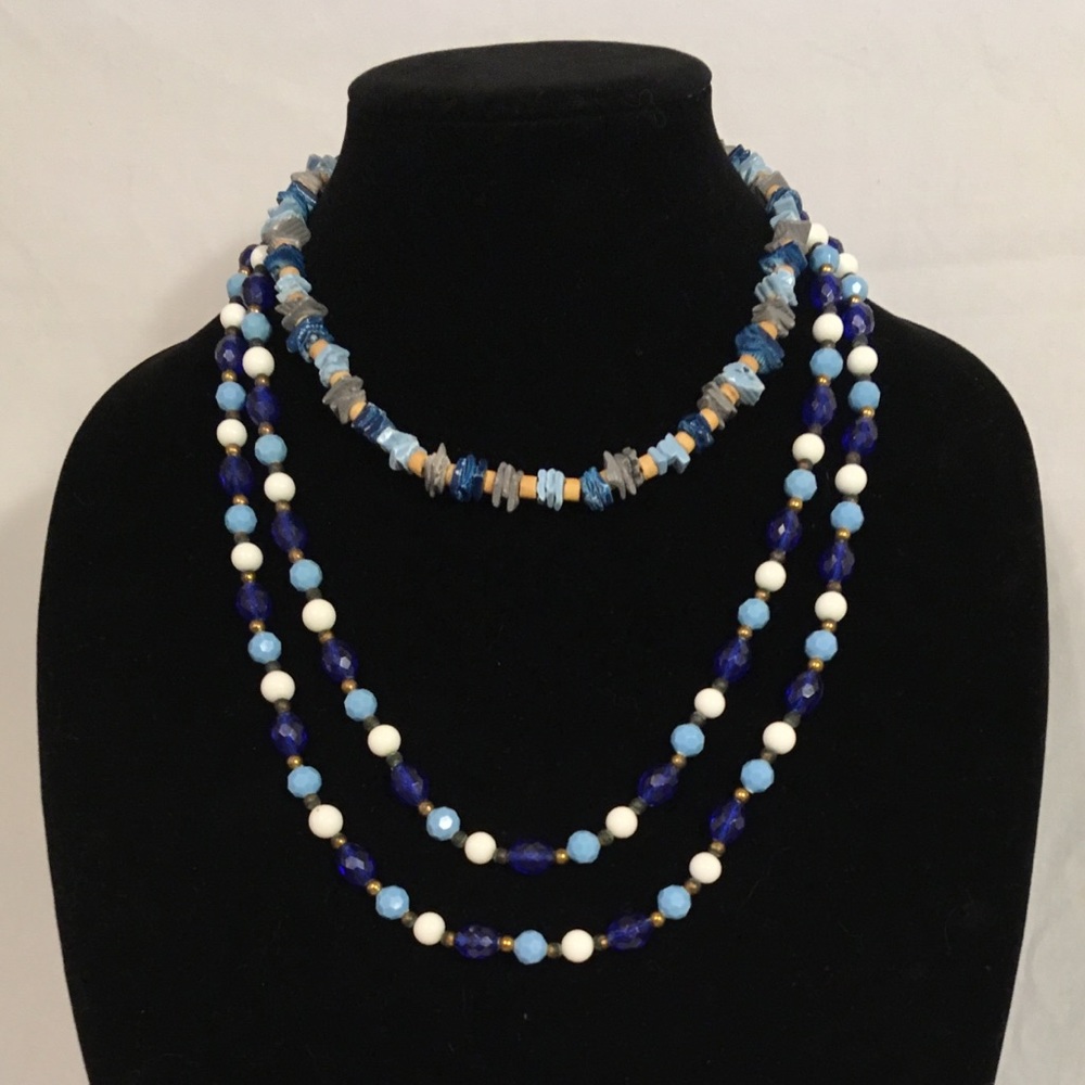 Pair of Blue Necklaces v2